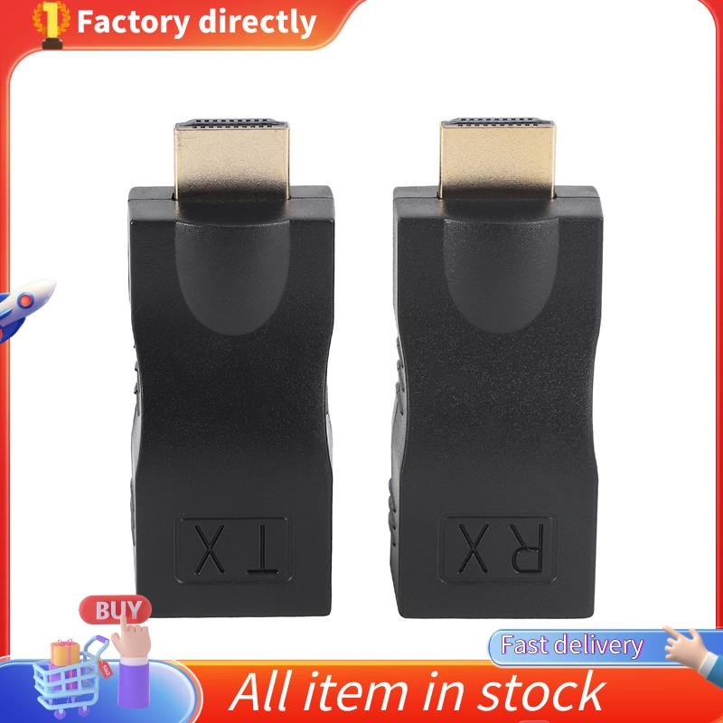 4K 3D 1.4 30M Extender to RJ45 over Cat 5e/6 Network LAN Ethernet Adapter