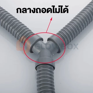 ท่อน้ำทิ้ง 3 ทาง อย่างดี ท่อน้ำทิ้งตัวY ส่งไวจากไทย ท่อน้ำทิ้งล้างจาน สายน้ำทิ้งเครื่องซักผ้า