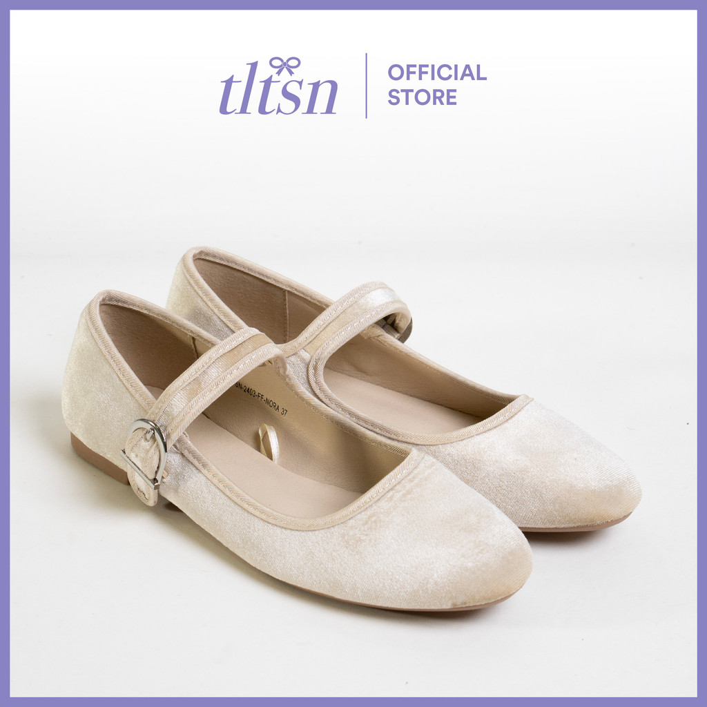 The Little Things She Needs - NORA Flatshoes รองเท้าผู้หญิงสีเบจ [TSN0002334.C0156]