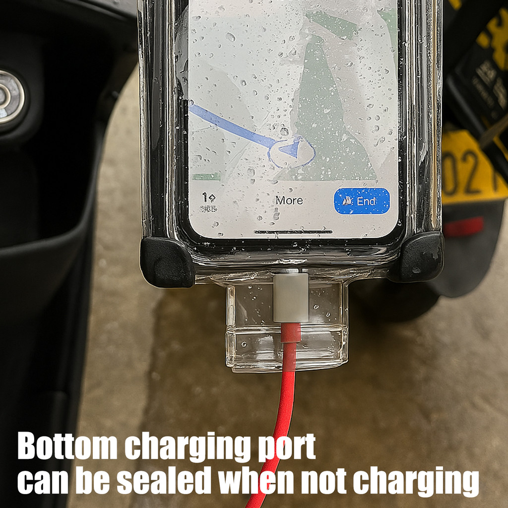 กระเป๋าใส่โทรศัพท์กันน้ําแบบใส 10 แพ็ค 25x10ซม | ตัวป้องกันสมาร์ทโฟนสากลสําหรับฝน/หิมะ/กีฬาวัสดุ พีวีซี ทนทานพร้อมซีลที่ปลอดภัย - รูปที่ 5