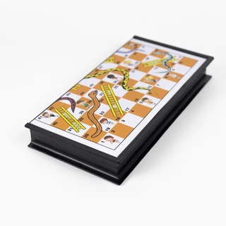 [พร้อมส่ง] เกมบันไดงู แม่เหล็ก Snake Ladders ของเล่นเสริมพัฒนาการ รุ่นยอดนิยม เป็นเเม่เหล็ก กระดานพับเก็บ พกพาได้