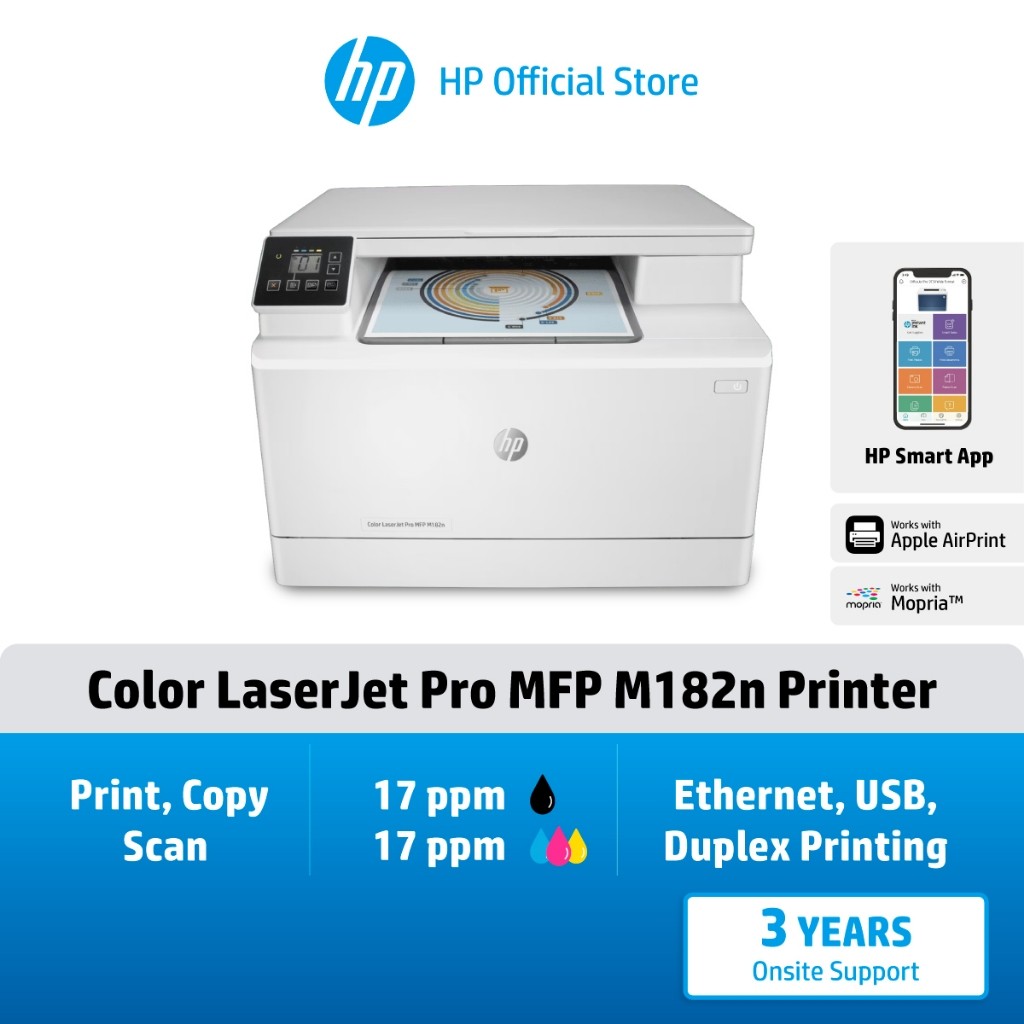 HP Color LaserJet Pro MFP M182n Printer