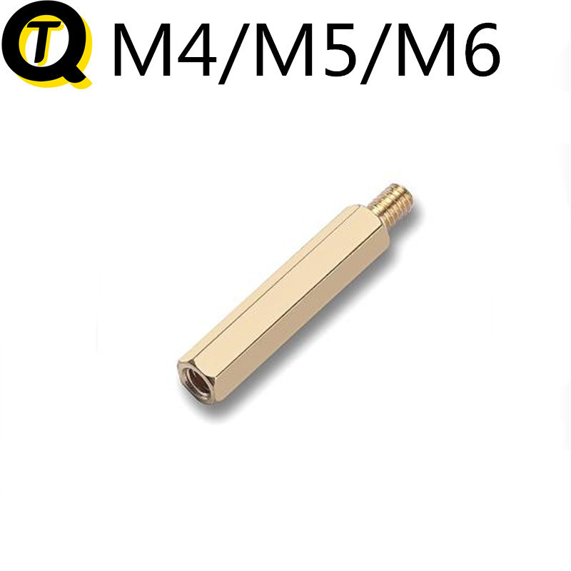 Hex คอลัมน์ทองแดง M4-M6 เมนบอร์ดคอมพิวเตอร์คอลัมน์แยกคอลัมน์แชสซี Single-Headed Stud M2M2.5M3M4M5M6+