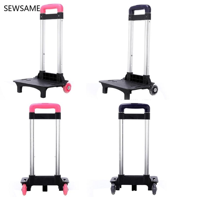 Backpack Trolley for School Bags Pet Bag 2-Wheel Foldable Trolley Cart Hand Cart