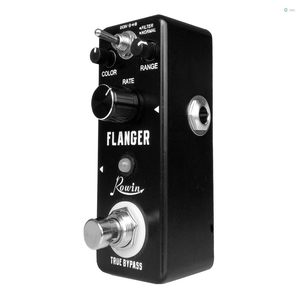 Rowin LN-312 Classic Analog Flanger Guitar Effect Pedal True Bypass Aluminium Alloy Shell