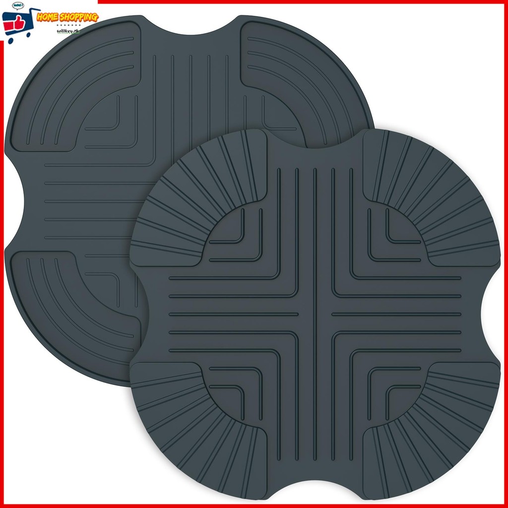 2 ชิ้น Anti Slip Air Fryer Trivet นํากลับมาใช้ใหม่เสื่อทนความร้อนปฏิบัติ Air Fryer Hot Pad สําหรับทํ
