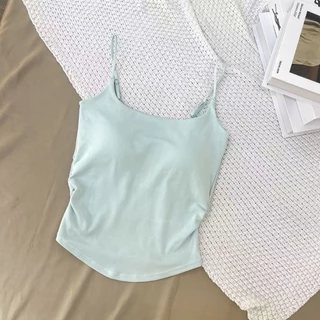 SP-16 สายเดี่ยวสีพื้น สายเดี่ยว มีฟองน้ำไม่ต้องใส่เสื้อใน เสื้อผ้าผู้หญิง ผ้าใส่สบาย พร้อมส่ง