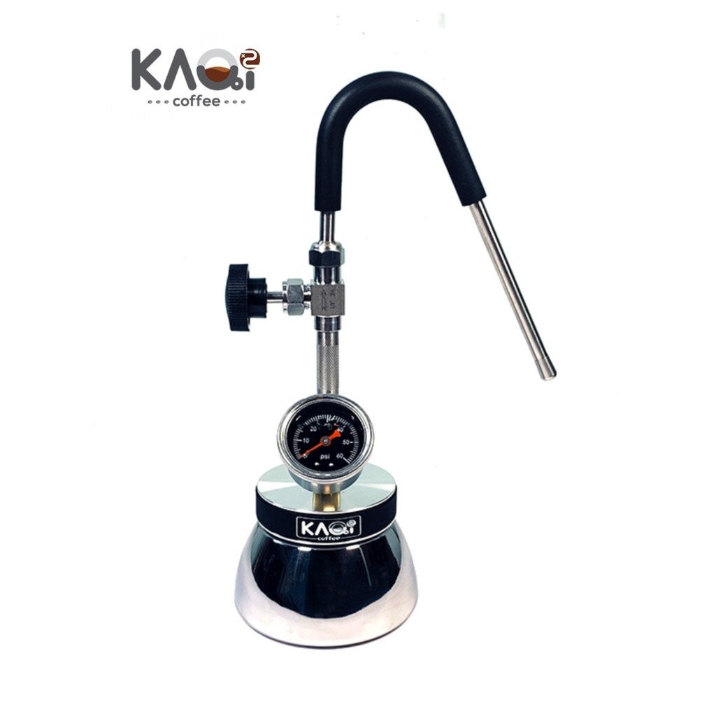 ที่ตีฟองนมแบบพกพา kaqiX2 ที่ตีฟองนมแบบถอดได้สำหรับตั้งแคมป์ หม้อโมก้า เครื่องมือทำฟองนม