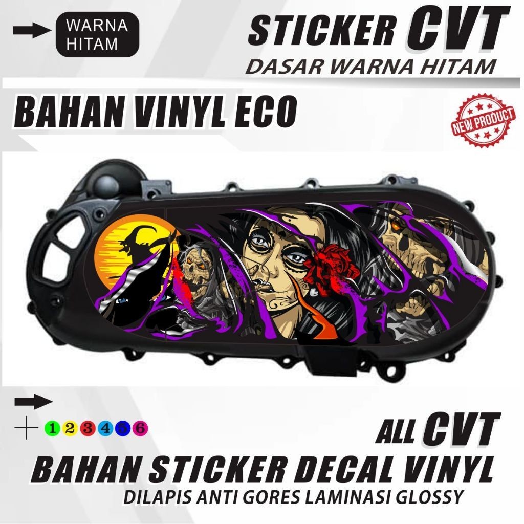 CVT BAKE STICKERS CVT BAK STRIPING VARIATIONS CVT BAKE STICKERS