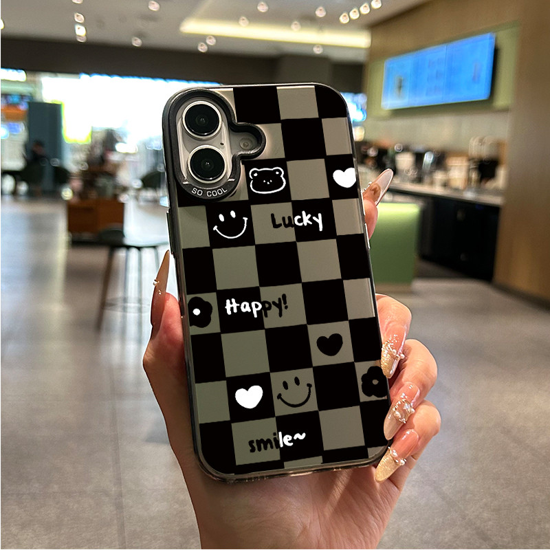 สำหรับ Vivo Y200 Y20 Y20s Y12s Y12A Y17 Y12 Y15 Y11 Y12i Y15A  หมีน้อยสีดำและสีขาวโทรศัพท์วิโว่ V40 V40PRO Y18 Y18s Y18E - รูปที่ 2