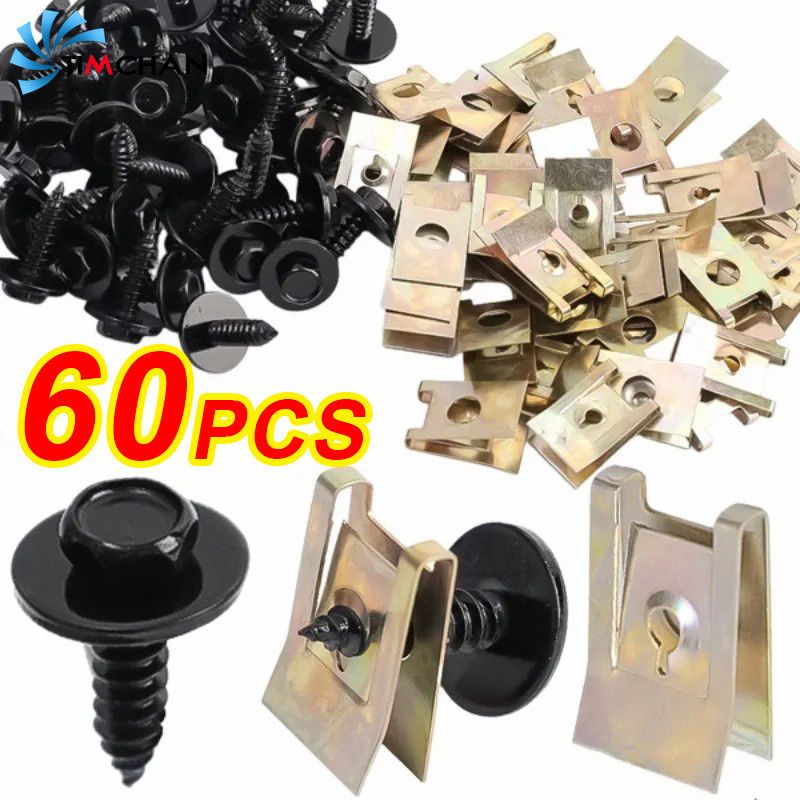 [AM3C] ชุดชิมแต่งรถ BMW | แคลมป์และสกรูรูปตัว U ทนต่อสนิมสําหรับซีรีส์ 1/3/5/X, รุ่น MINI, การก่อสร้