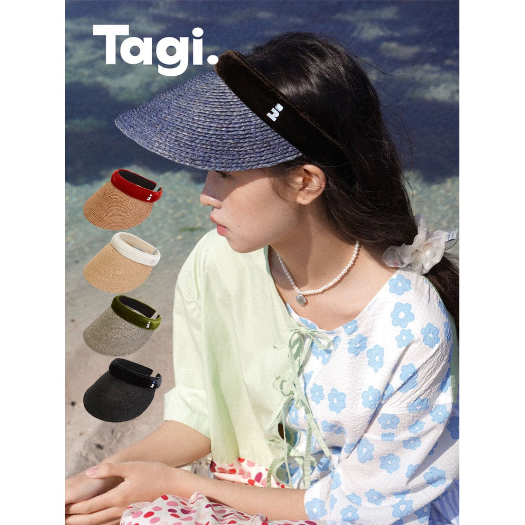 Tagi. Woven Velvet Visor Cap หมวก กระบังหน้าผ้ากํามะหยี่ทอ