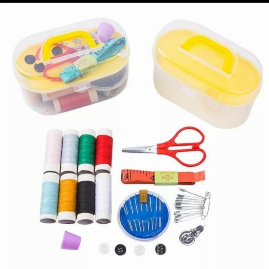 SEWING KIT SEWING EQUIPMENT BOX CONTAINS 8 เสียง