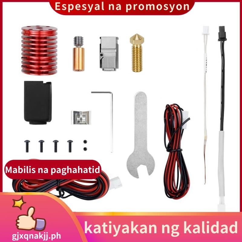 V6 Hotend ชุด V6 Volcano หัวฉีด Bimetal คอสําหรับ 0.1/0.2/2.4 สําหรับ Prusa 3D ชิ้นส่วนเครื่องพิมพ์ 