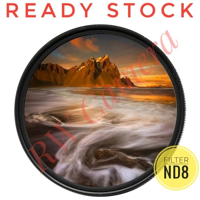 ND8 Filter 52mm 52 mm Neutral Density ND 8 3 Stop Stops Landscape เลนส์กล้อง