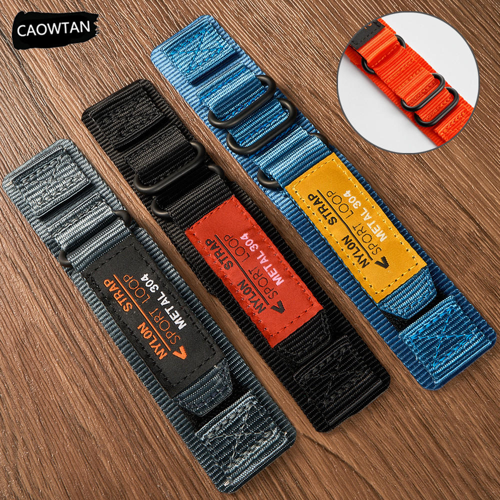 20 มม.22 มม.สายคล้องคอไนลอนสําหรับ Samsung Galaxy Watch 7 FE 6 5 4 40/44 มม.6Classic 5Pro สร้อยข้อมื