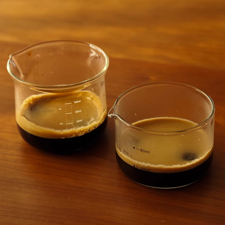 HERA แก้วกาแฟแก้ว Espresso Mini ถ้วยตวง