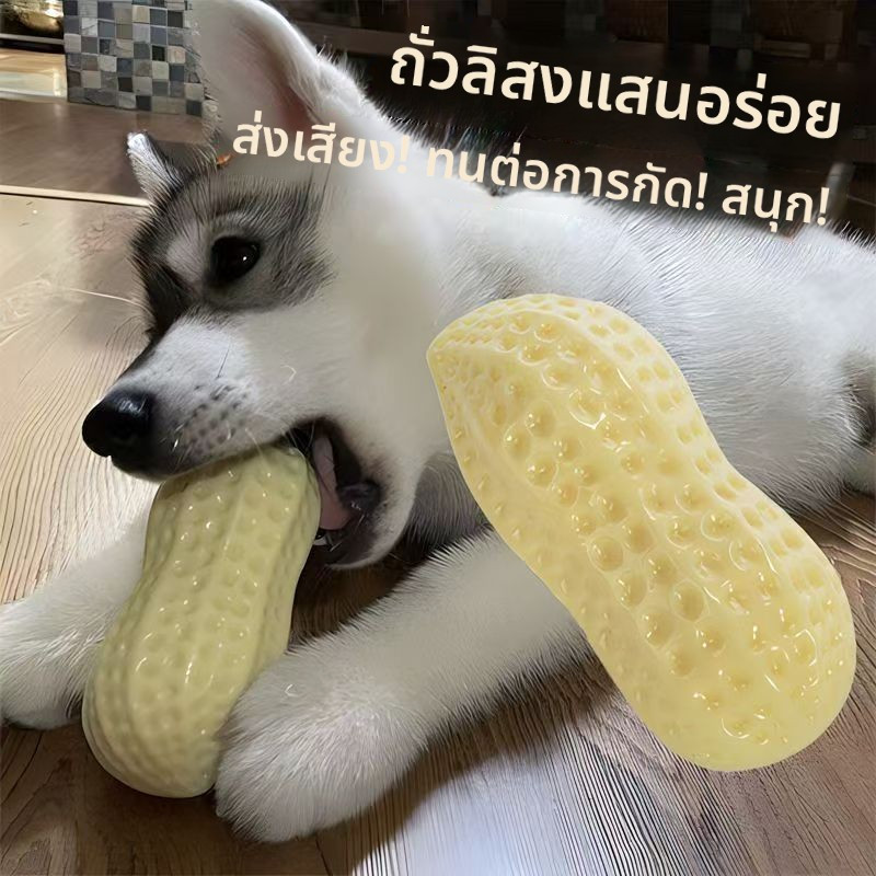 ของเล่นสุนัขวัสดุTPRปลอดภัย ทนกัดฝึกฟัน มีเสียงแก้เบื่อ+เสริมพัฒนาการ