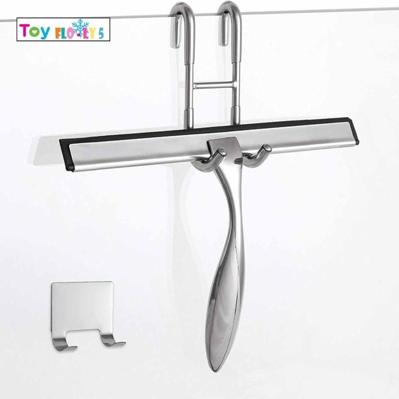 [Flurishroly5] Shower Squeegee Cleaner ที่ปัดน้ําฝนกระจกหน้าต่างสําหรับรถยนต์ Windsheild Kitchen Window