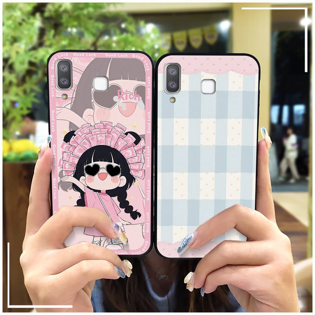 SAMSUNG TPU เคสโทรศัพท์น่ารักสําหรับSamsung Galaxy A9 Star/A8 Star/SM-G8850 Anti-ฝุ่นกระเป๋าโทรศัพท์สกปรกทนนุ่มกรณีGraffitiแฟชั่นการออกแบบซิลิโคนป้องกันกันกระแทกปกหลัง