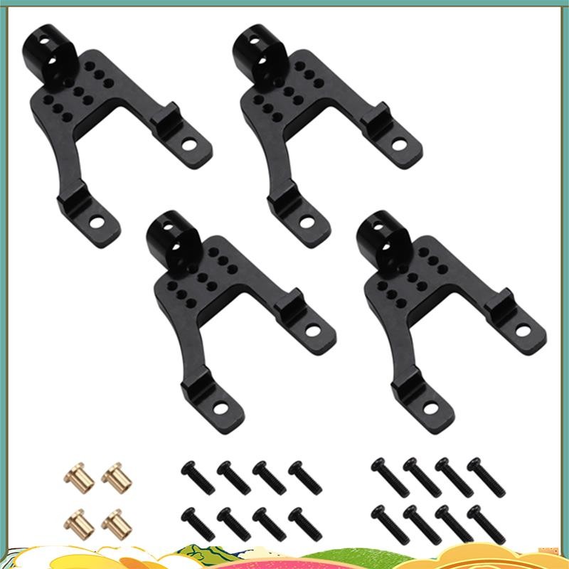 RC รถอัพเกรดวงเล็บสําหรับ 1/12 MN128 MN86 G500 RC รถอะไหล่อัพเกรดสีดํา