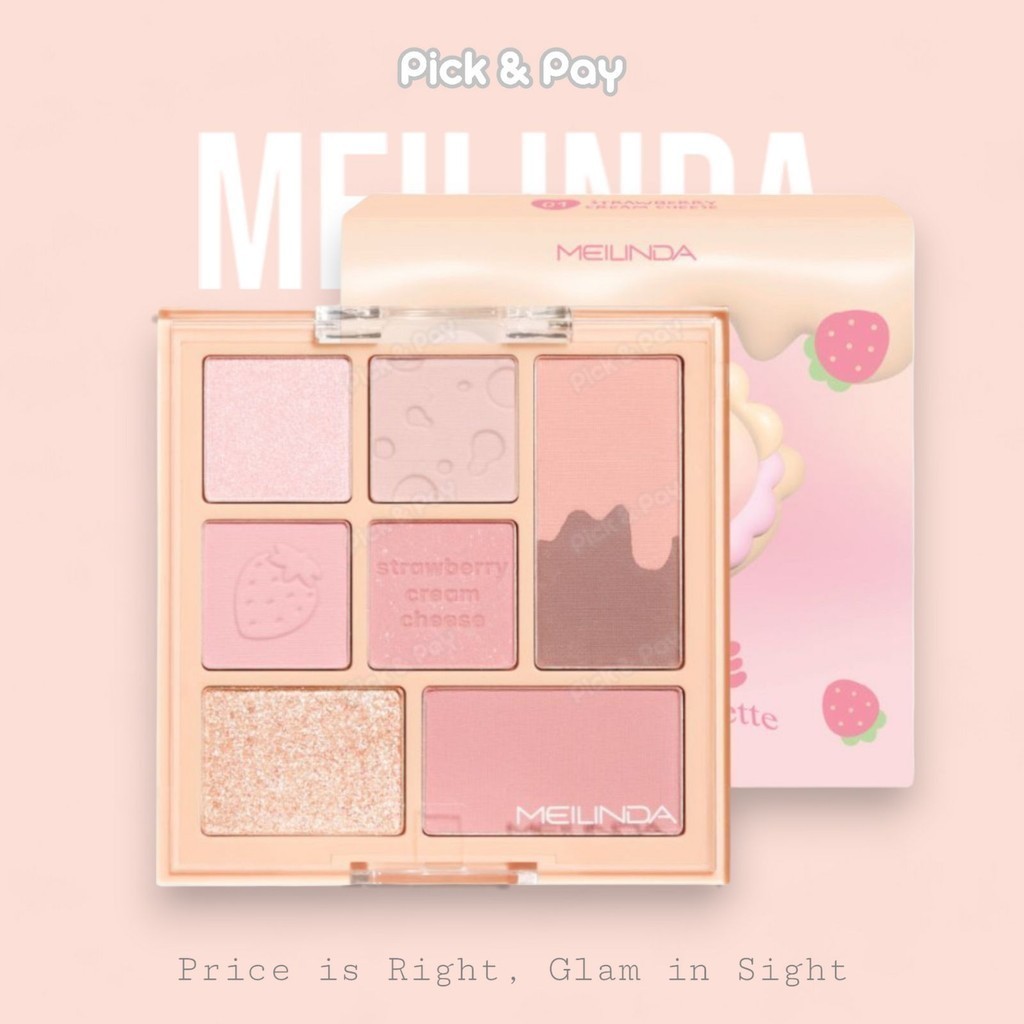Meilinda Cookie recipe eye palette อายแชโดว์ พาเลทท์ (MC3128)
