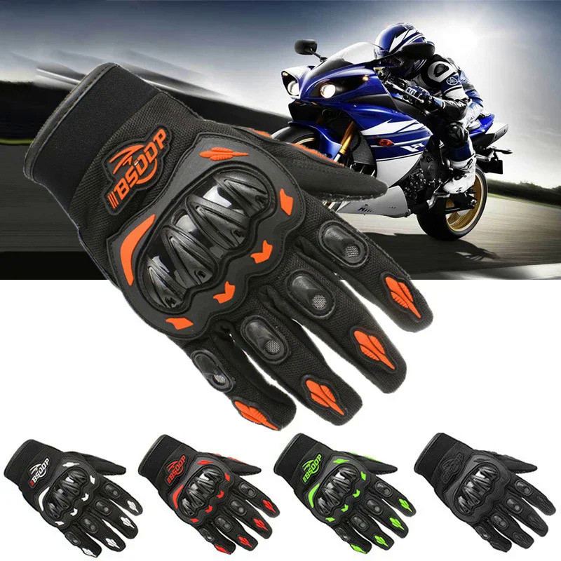 Motorcycle Gloves Full Finger Racing Gloves Outdoor Sports Protection Electric Bicycle Riding Cross 