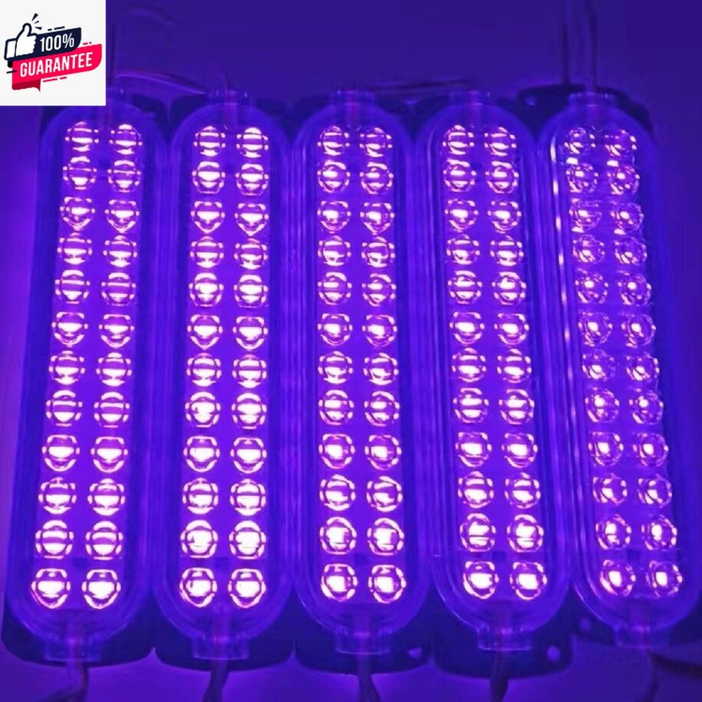 ไฟโมดุล LED Module 24led รถมอเตอร์ไซค์ รถยนต์ 12V รถใหญ่ หกล้อ สิล้อ 24V  ติดข้างรถ  มี 8 สีให้เลือก