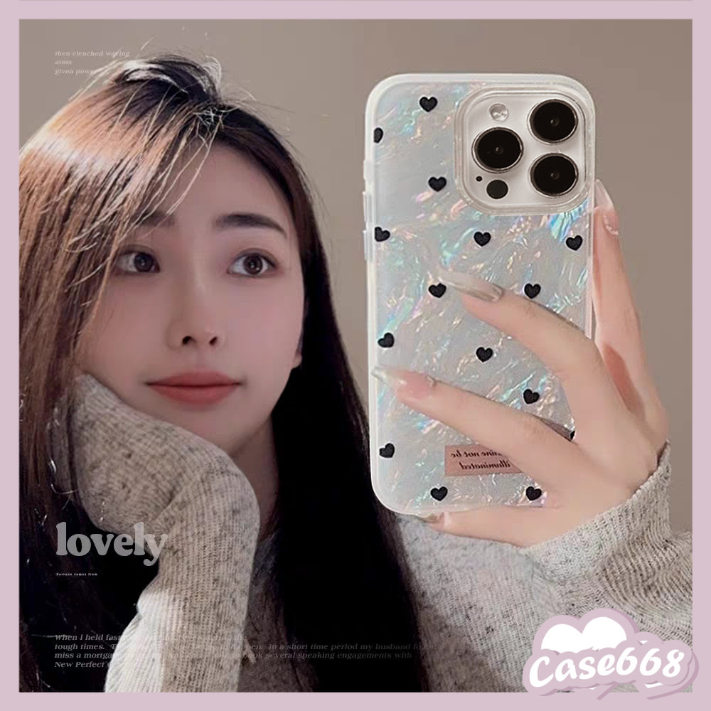 เคสไอโฟน 16 สำหรับ iPhone 11 15 13 16 14 12 Pro Max 16 8 7 15 14 Plus XR X XS Max SE 2022 รูปแบบความรักสดโรแมนติก