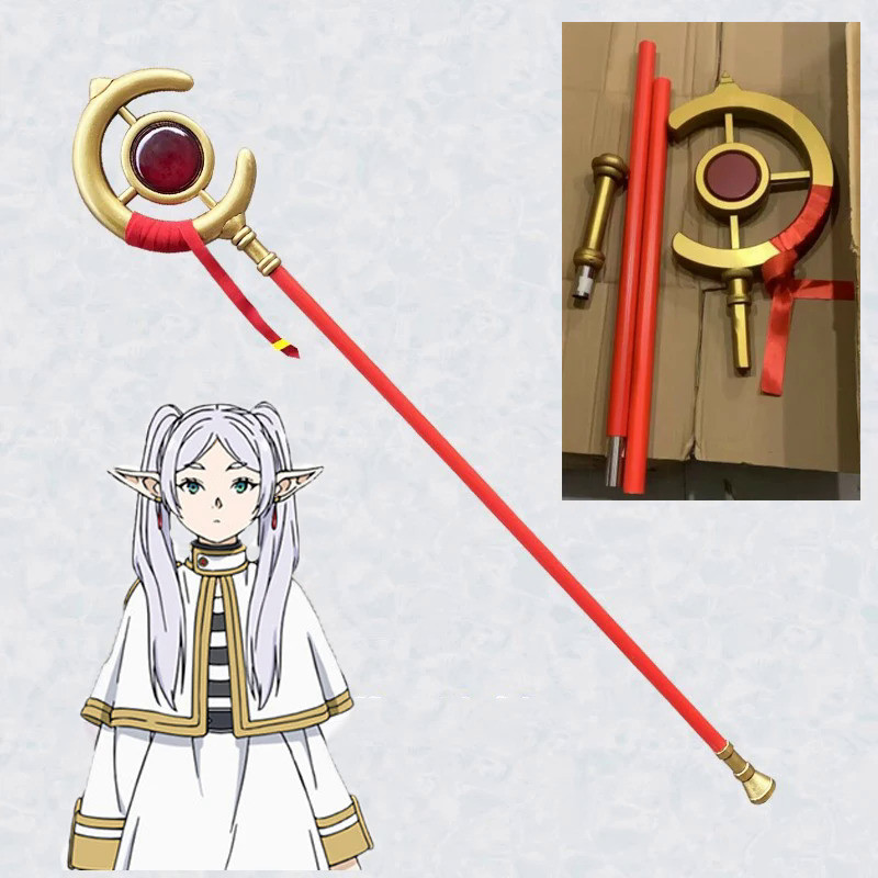 Anime Frieren Beyond Journey's Frieren Cosplay Walking Stick  Frieren:Beyond Journey's Cosplay Frier