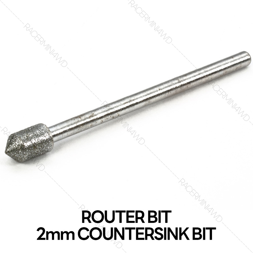 TAMIYA 74130 Electric Router Countersink Bit (2mm Screws) ดอกสว่านนำร่องทามิย่าแท้