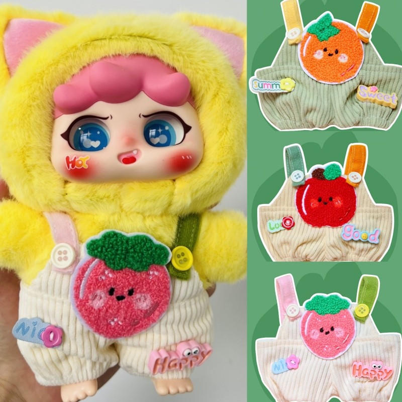 Migo ตุ๊กตา/เด็ก ThreeV3/20 ซม.ผ้าฝ้ายตุ๊กตาเสื้อผ้าแฟชั่น Suspenders DIY แต่งตัวของเล่น