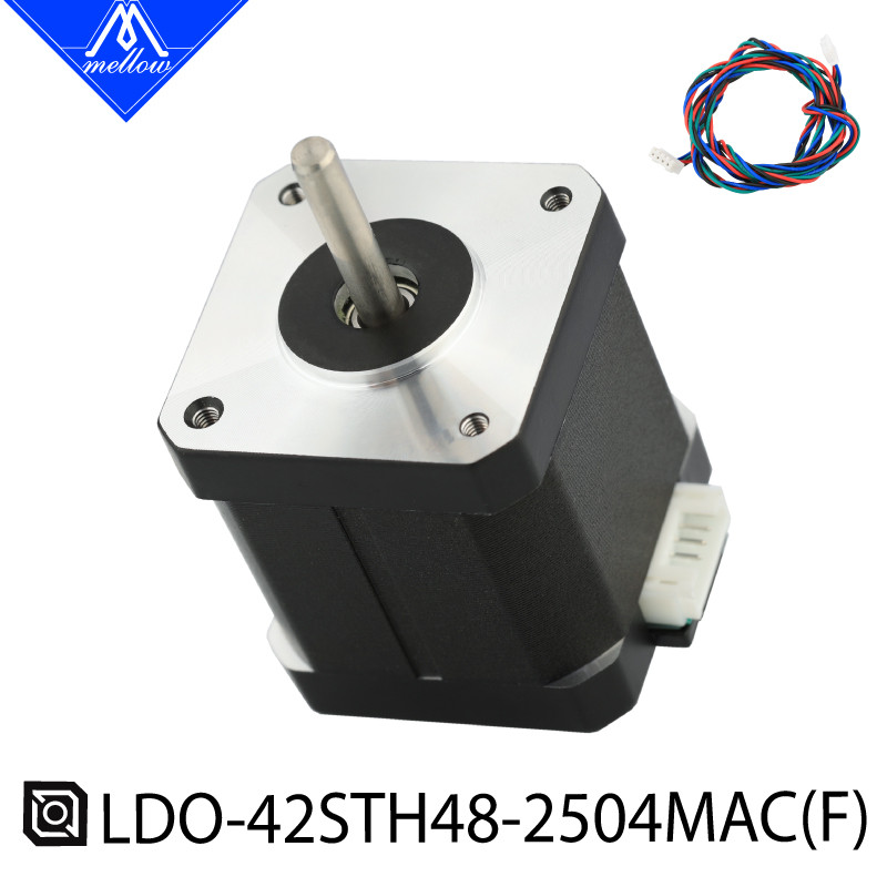 Mellow LDO 42STH48 2504MAC(F) 48 มม.Nma 17 Stepper Motor สําหรับ 3D ชิ้นส่วนเครื่องพิมพ์ Voron Blv Ender 3 Prusa i3