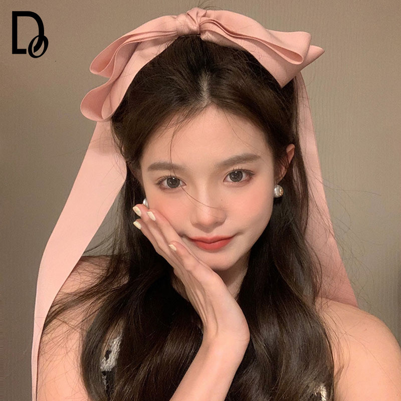 Dincior ฤดูร ้ อนใหม ่ ยาวโบว ์ Streamer ผมสําหรับสาวอ ่ อนโยนเจ ้ าหญิงลมอุปกรณ ์ เสริม 13 * 70 ซม
