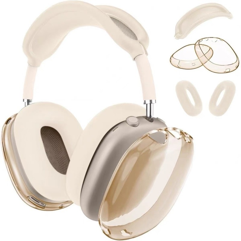 5in1 Starlight สีสําหรับ AirPods Max2 หูฟังไร้สาย TPU เคสกันกระแทกสําหรับ AirPods Max เปลี่ยนเกราะป้องกัน