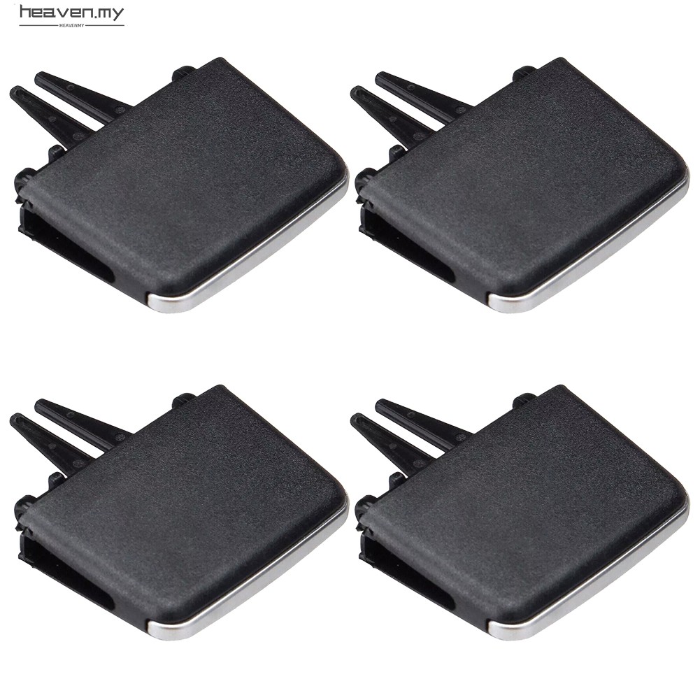 HEAVEN-MY [คุณภาพสูง] 4PCS ด้านหน้า A/C Air Vent Outlet Tab คลิปชุดซ่อมสําหรับ BMW 3 Series E90 E91 