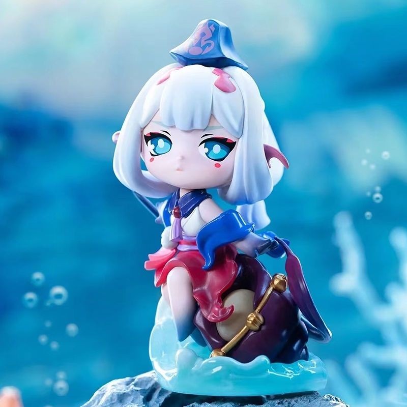 Popmart POPMART OnmART Desktop Mystery Box Figure Assembly Onmyoji ของแท้ Asura vt1209