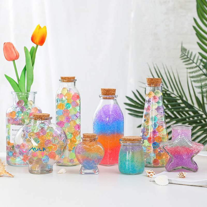 Creative Water Absorbing Balls Dopamine Color Ball ตลก DIY Wishing ขวดตกแต่งของขวัญ
