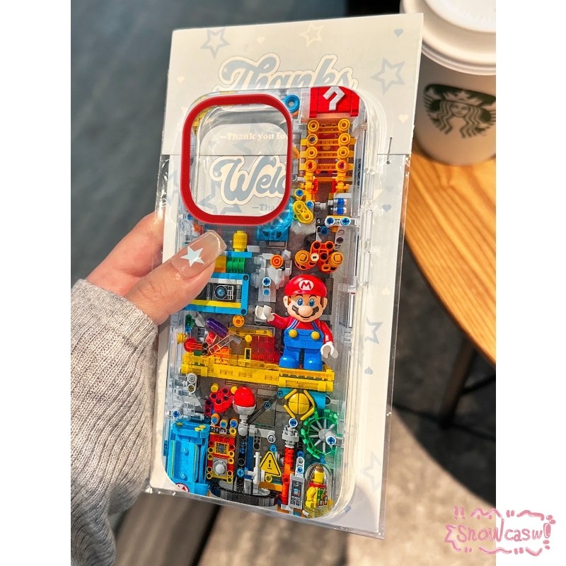 เคส Vivo Y20 Y21 Y17S Y15S Y12 Y16 Y27 Y11 Y15 Y17 Y20i Y20s Y91C Y91 Y30 Y36 Y35 อาคารที่น่าสนใจ มาริโอ น่ารัก - รูปที่ 5