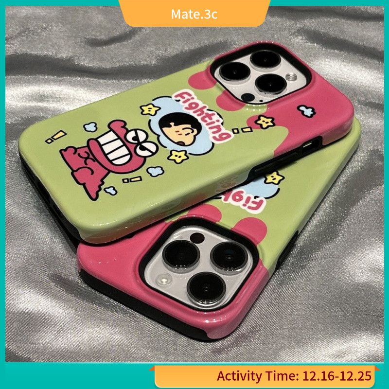 เคสโทรศัพท์มือถือ ลายการ์ตูนชินจัง เหมาะกับผู้หญิง สําหรับ iPhone15promax 14 13 9FQD