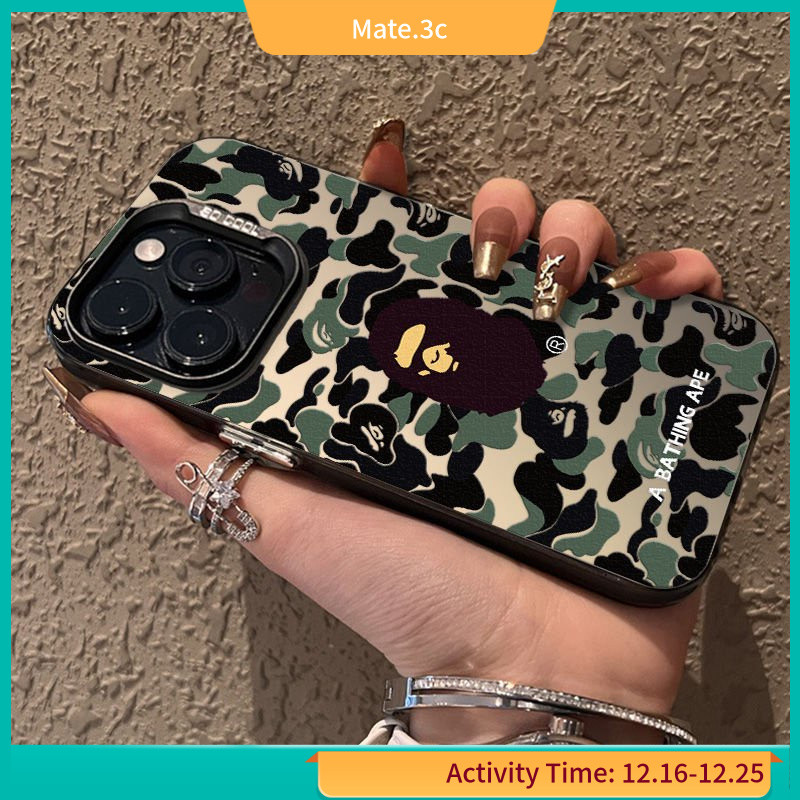 เคสโทรศัพท์มือถือ ลายพราง สีเงิน กันกระแทก สําหรับ Iphone 14 13 12 XSMAX15