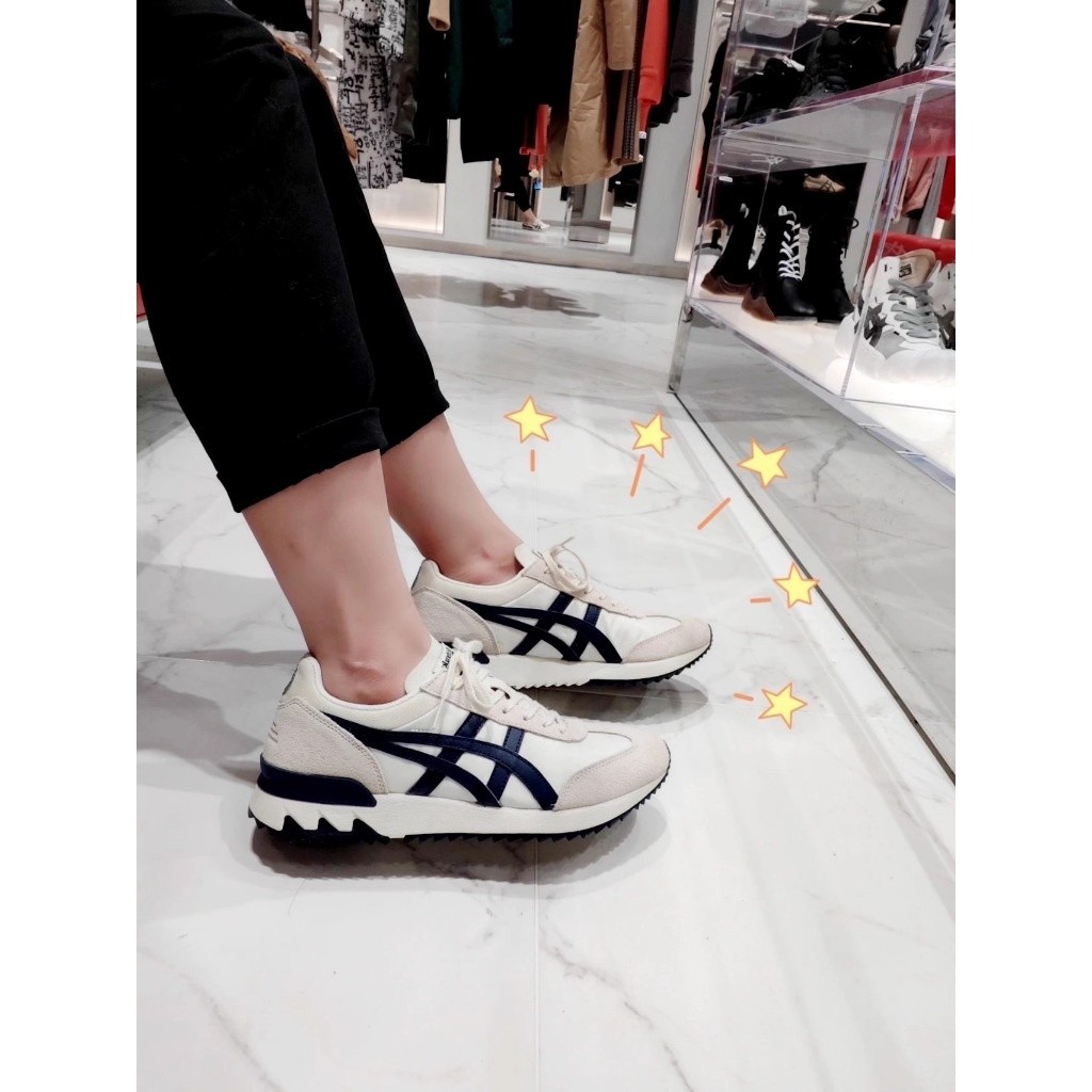 Onitsuka รองเท้าลําลองสําหรับบุรุษและสตรี CALIFORNIA 78 EX รองเท้าลําลองพื้นหนา
