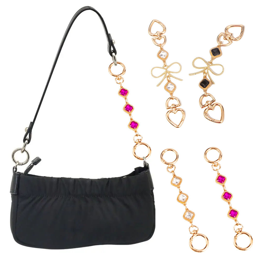 ห่วงโซ่ตกแต่งกระเป๋าเปลี่ยนอุปกรณ์เสริมสายคล้องไหล่ขยายแขวนหัวเข็มขัดหวานกุทัณฑ์ทุกการแข่งขันที่ละเอียดอ่อนเสน่ห์