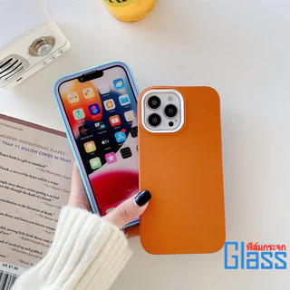 3 in 1 เคสไอโฟน for iPhone 13 11 15 14 12 16 Pro Max เคสไอโฟน 15 Plus XR XS Max 7 8 Plus SE X เคสป้องกันการตกแบบนิ่ม