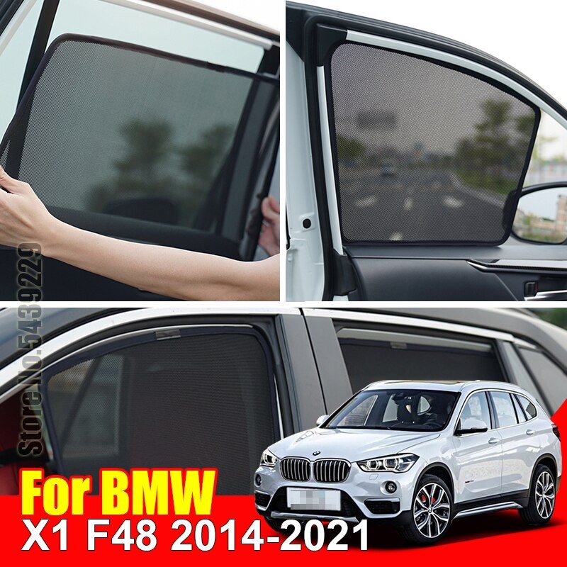 สําหรับ BMW X1 F48 2014-2021 F 48 ic รถ Sunshade Shield ที่กําหนดเองตาข่ายกรอบผ้าม่านหน้าต่างด้านข้าง Sun Shade Visor
