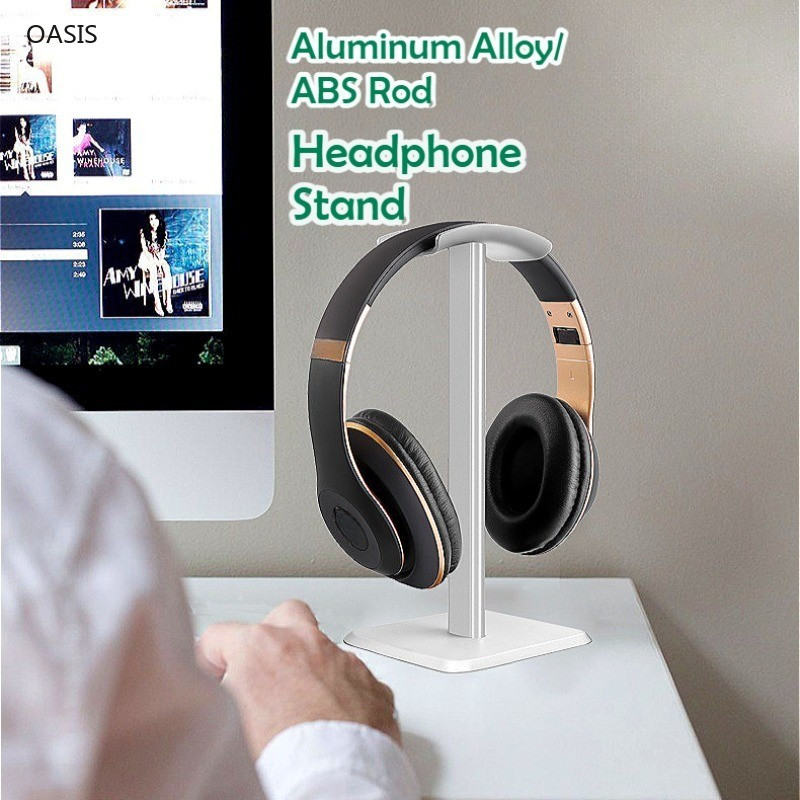 ข้น Z6 ขาตั้งหูฟังอลูมิเนียมอัลลอยด์สําหรับหูฟังสําหรับเล่นเกมจอแสดงผลบนโต๊ะและจัดเก็บ