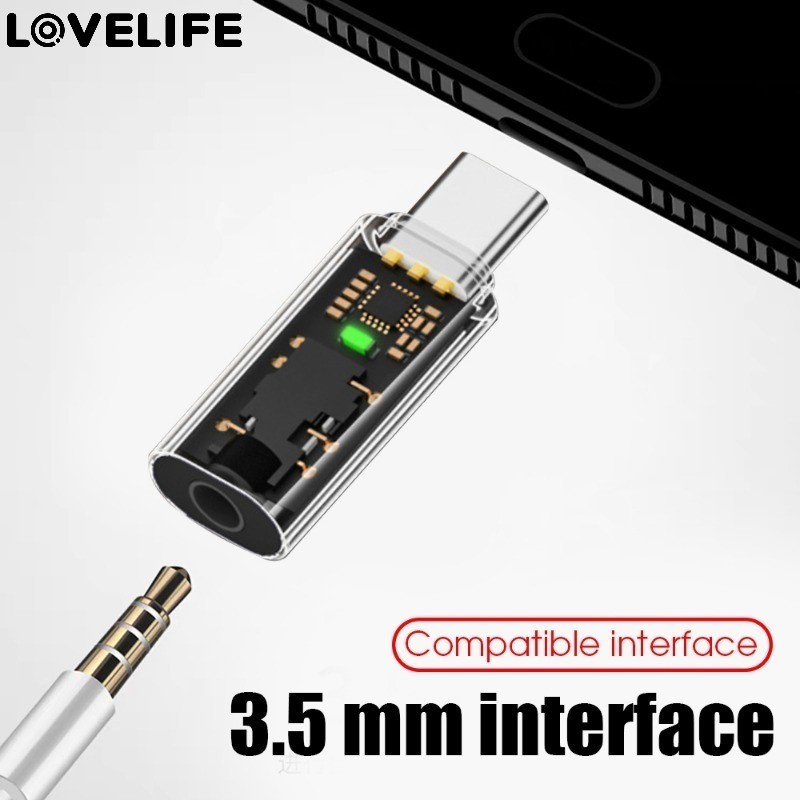 ตัวแปลงหูฟัง - เข้ากันได้กับ ไอโฟน 16 ชุด - พิมพ์ ค ถึง 3.5 มม. แจ็คอะแดปเตอร์เสียง - ตัวถอดรหัสส่งเสียงคุณภาพสูง - อุปกรณ์โทรศัพท์มื