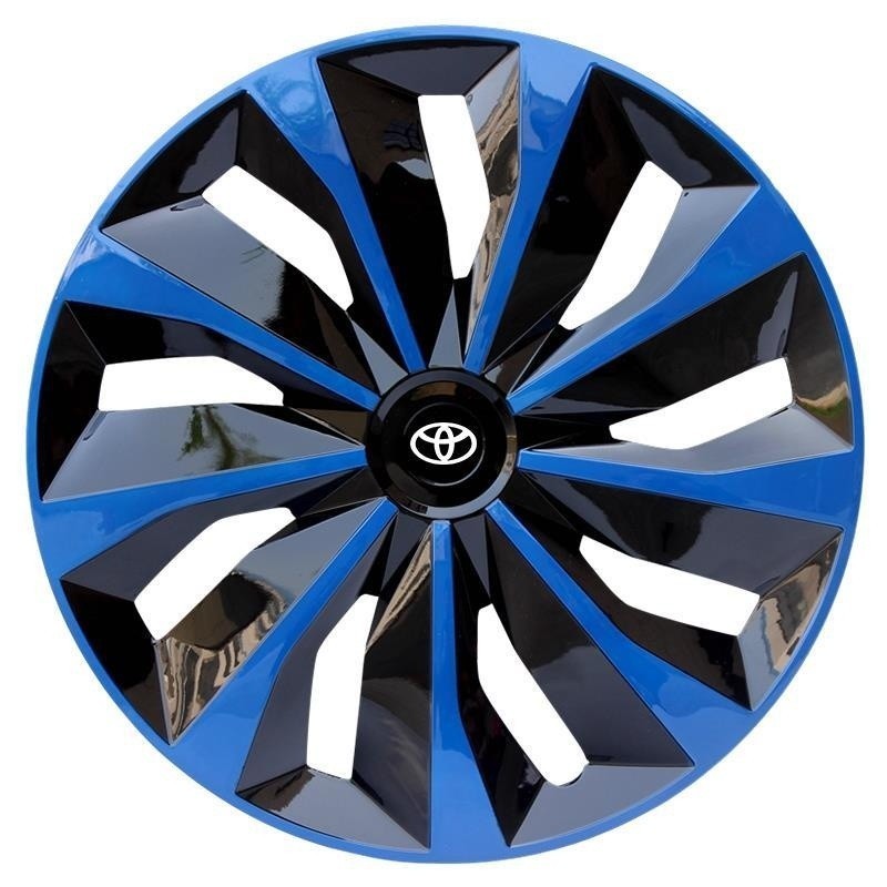 14/15 นิ้ว 4PCS TT ใหม่เก่า Toyota Victoria Corolla Fairy Hyun Hub ฝาครอบ Sea Lion ฝาครอบล้อแหวนเหล็กตกแต่งฝาครอบดัดแปลงยางฝาครอบป้องกัน