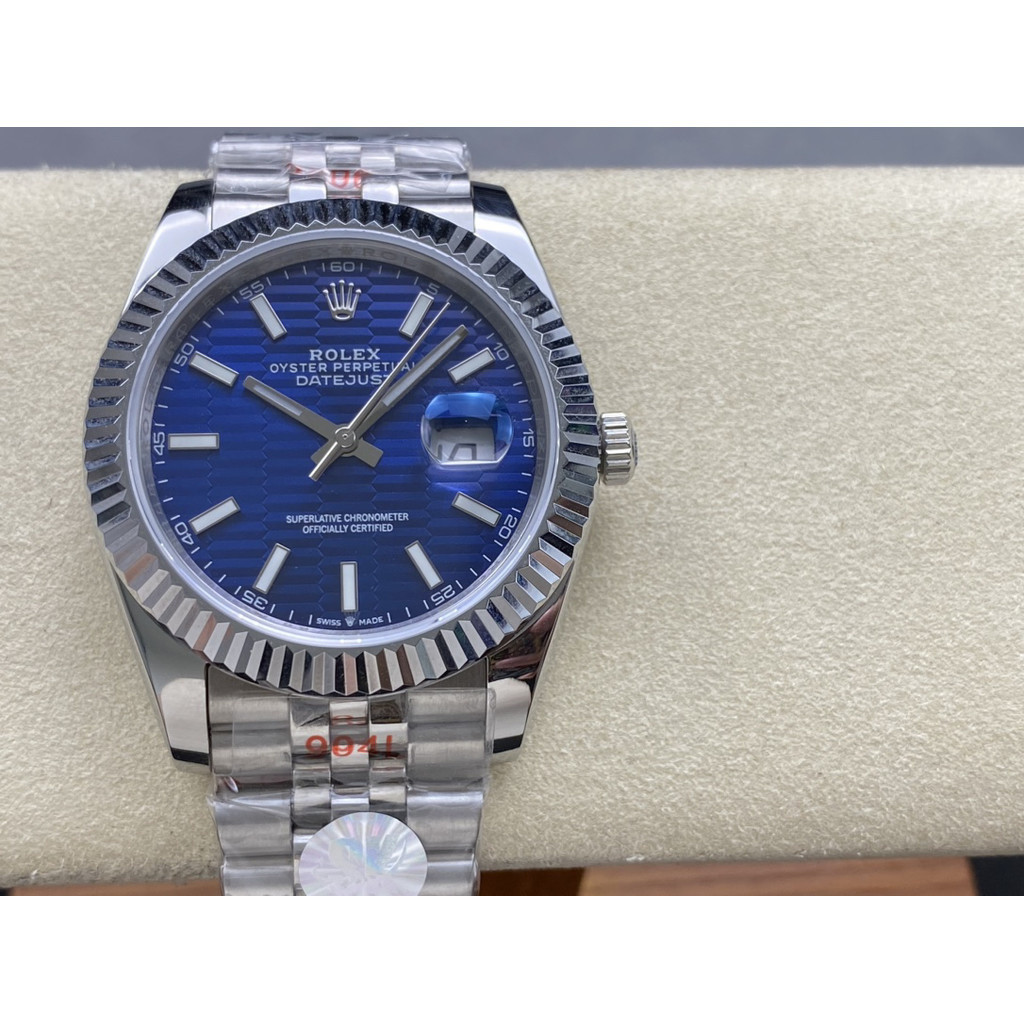 Rolex Datejust RZ193 36/41mm BLUE dial แสดงให้เห็นถึงความมั่นใจและเสน่ห์ของผู้ชาย, แนวโน้มคลาสสิกนาฬ