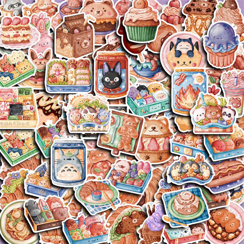 95pcs การ์ตูนตุ๊กตาหมีน่ารักขนม Graffiti สติกเกอร์สําหรับกระเป๋าเดินทางเคสโทรศัพท์แล็ปท็อปโน้ตบุ๊ค Decals เด็กของขวัญ RecordingYourLife